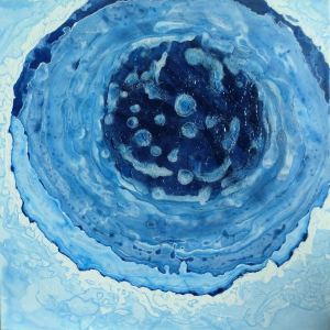 icehole acrylic + mix 60 x 60 cm
